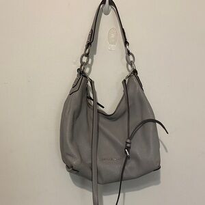Michael Kors Pebble Gray Hobo Bag